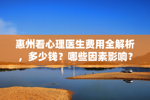 惠州看心理医生费用全解析，多少钱？哪些因素影响？如何选择？惠州心理医生费用全解析，价格、影响因素与选择指南