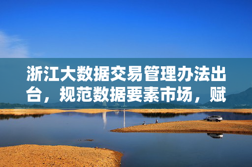浙江大数据交易管理办法出台，规范数据要素市场，赋能数字经济高质量发展，浙江出台大数据交易管理办法 规范数据要素市场赋能数字经济高质量发展