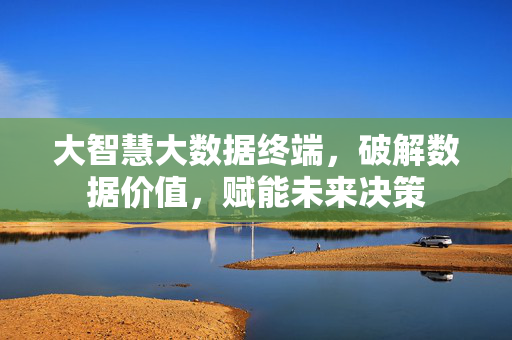大智慧大数据终端，破解数据价值，赋能未来决策