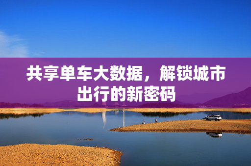 共享单车大数据,解锁城市出行的新密码