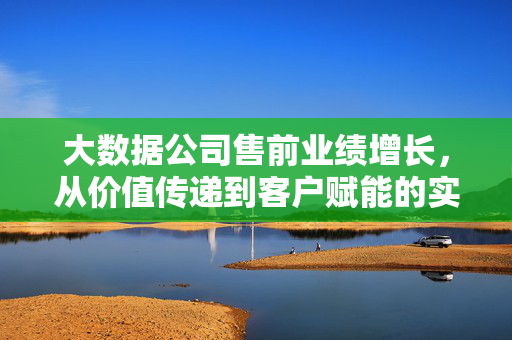 大数据公司售前业绩增长，从价值传递到客户赋能的实践路径，大数据公司售前业绩增长，从价值传递到客户赋能的实践路径
