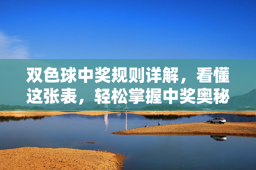 双色球中奖规则详解，看懂这张表，轻松掌握中奖奥秘，双色球中奖规则详解，看懂这张表，掌握中奖奥秘