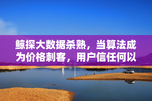 鲸探大数据杀熟，当算法成为价格刺客，用户信任何以维系？算法成价格刺客，鲸探大数据杀熟拷问用户信任