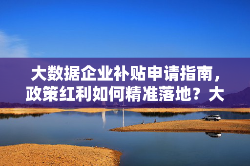 大数据企业补贴申请指南,政策红利如何精准落地?大数据企业补贴申请指南,政策红利精准落地路径