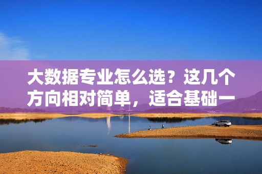 大数据专业怎么选？这几个方向相对简单，适合基础一般的初学者，大数据专业易上手方向指南，适合基础一般的初学者
