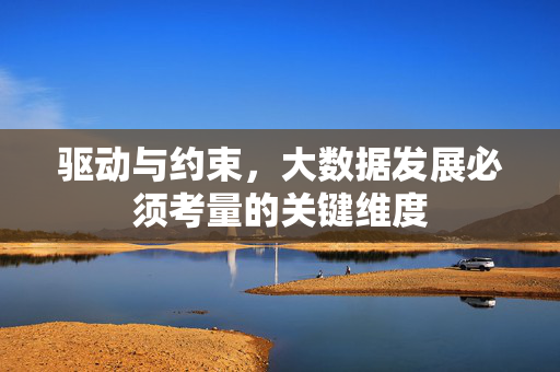 驱动与约束，大数据发展必须考量的关键维度