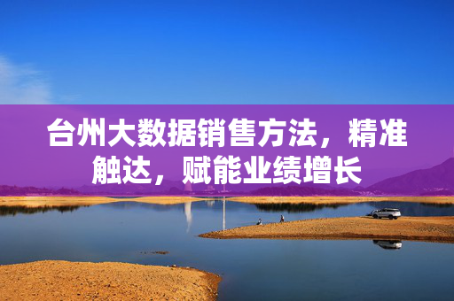台州大数据销售方法，精准触达，赋能业绩增长