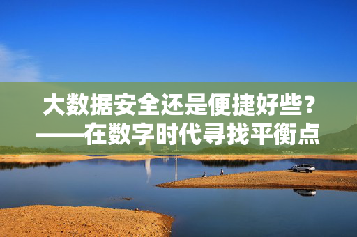 大数据安全还是便捷好些？——在数字时代寻找平衡点，数字时代，大数据安全与便捷的平衡