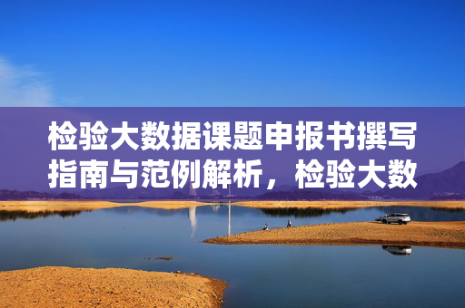 检验大数据课题申报书撰写指南与范例解析，检验大数据课题申报书撰写指南与范例解析