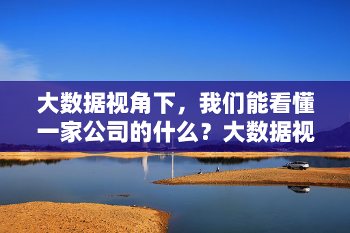 大数据视角下，我们能看懂一家公司的什么？大数据视角下，我们能看懂一家公司的什么？