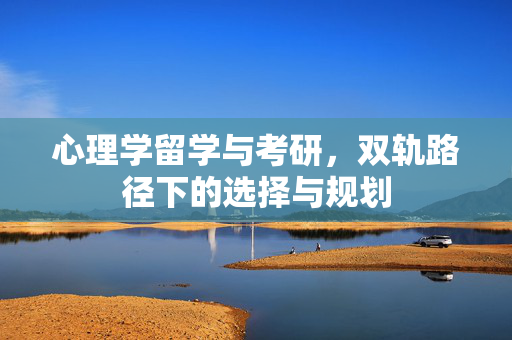 心理学留学与考研，双轨路径下的选择与规划