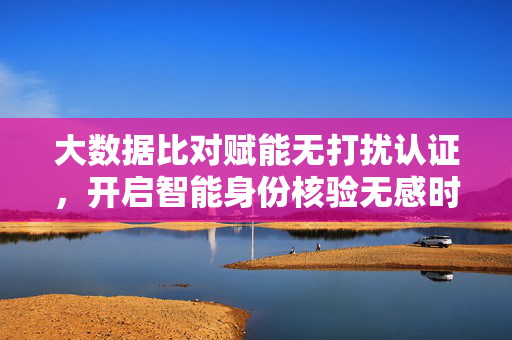 大数据比对赋能无打扰认证，开启智能身份核验无感时代，大数据比对赋能无打扰认证，开启智能身份核验无感时代