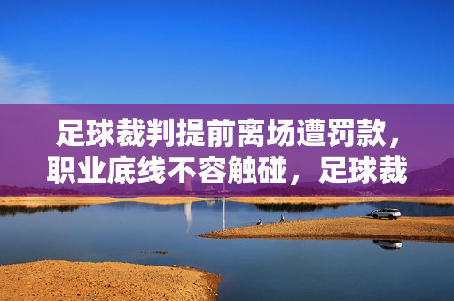 足球裁判提前离场遭罚款,职业底线不容触碰,足球裁判提前离场遭罚款,职业底线不容触碰
