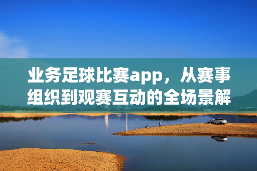 业务足球比赛app，从赛事组织到观赛互动的全场景解决方案，业务足球比赛全场景解决方案，从赛事组织到观赛互动