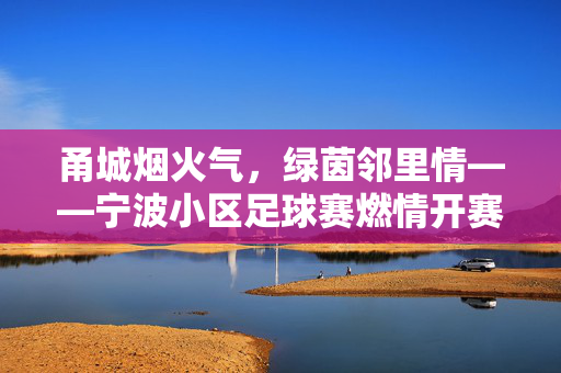 甬城烟火气,绿茵邻里情——宁波小区足球赛燃情开赛,甬城烟火绿茵情,小区足球赛燃情开赛