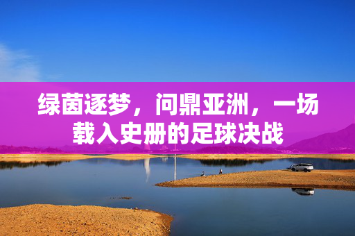 绿茵逐梦，问鼎亚洲，一场载入史册的足球决战