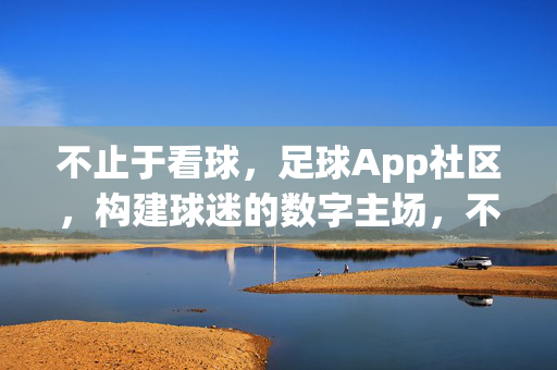 不止于看球，足球App社区，构建球迷的数字主场，不止于看球，足球App社区构筑球迷数字主场