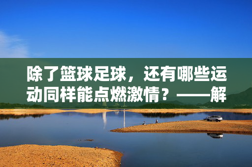 除了篮球足球，还有哪些运动同样能点燃激情？——解码体育世界的多元魅力，除了篮球足球，还有哪些运动同样能点燃激情？——解码体育世界的多元魅力