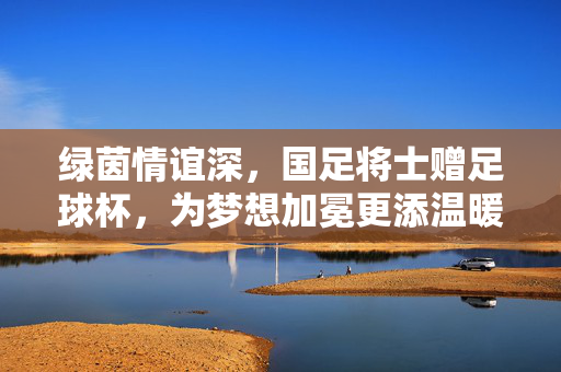 绿茵情谊深，国足将士赠足球杯，为梦想加冕更添温暖