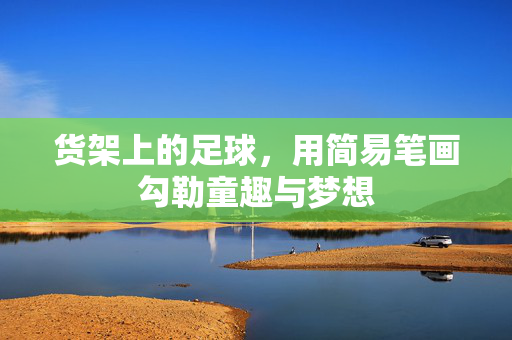 货架上的足球，用简易笔画勾勒童趣与梦想