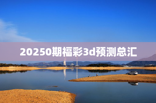 20250期福彩3d预测总汇