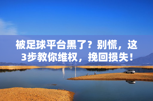 被足球平台黑了？别慌，这3步教你维权，挽回损失！