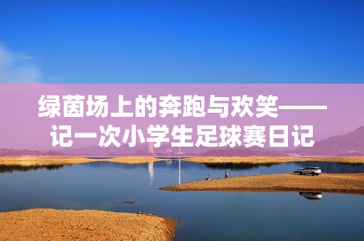 绿茵场上的奔跑与欢笑——记一次小学生足球赛日记