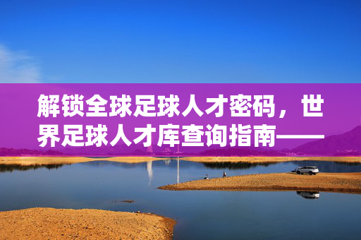 解锁全球足球人才密码，世界足球人才库查询指南——从数据到决策的足球新视角
