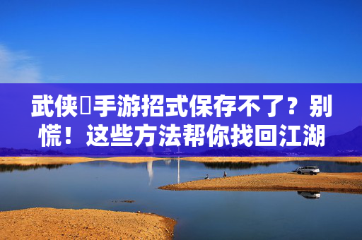 武侠乂手游招式保存不了？别慌！这些方法帮你找回江湖绝学！武侠乂手游招式保存不了？教你找回江湖绝学！