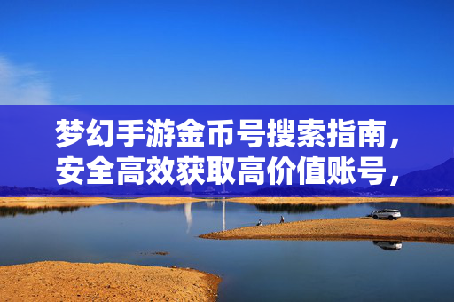 梦幻手游金币号搜索指南，安全高效获取高价值账号，畅享梦幻乐趣，梦幻手游高价值金币号安全搜索指南