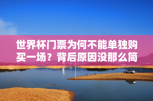 世界杯门票为何不能单独购买一场?背后原因没那么简单,世界杯门票为何难单场购买?背后原因没那么简单