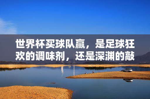 世界杯买球队赢，是足球狂欢的调味剂，还是深渊的敲门砖？世界杯买球，狂欢的调味剂，还是深渊的敲门砖？
