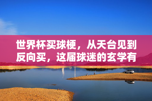 世界杯买球梗,从天台见到反向买,这届球迷的玄学有多野?世界杯买球梗,天台见反向买,这届球迷玄学有多野?