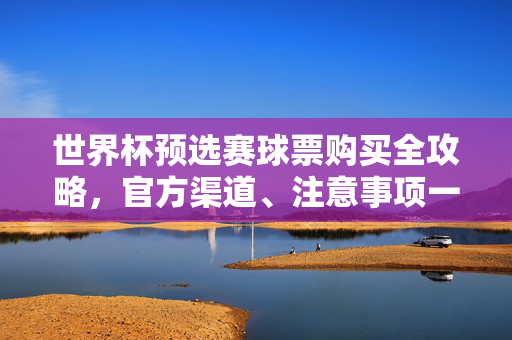 世界杯预选赛球票购买全攻略,官方渠道、注意事项一文读懂,世界杯预选赛球票购买全攻略,官方渠道、注意事项一文读懂