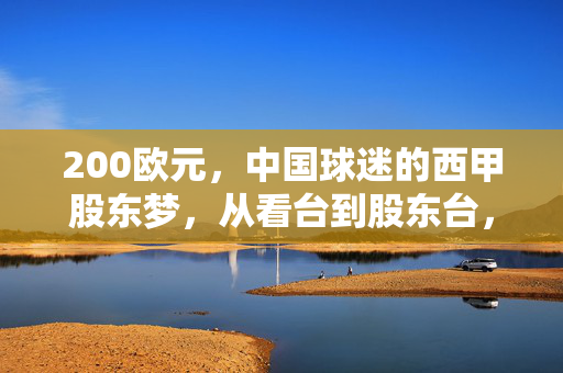 200欧元，中国球迷的西甲股东梦，从看台到股东台，足球的距离有多远？中国球迷的西甲股东梦，200欧元，从看台到股东台的足球距离？