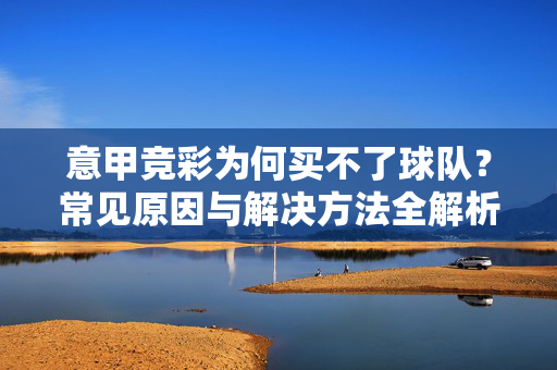 意甲竞彩为何买不了球队?常见原因与解决方法全解析,意甲竞彩无法购买球队,常见原因与解决方法全解析