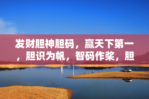 发财胆神胆码，赢天下第一，胆识为帆，智码作桨，胆神胆码，胆识为帆，智码作桨赢天下