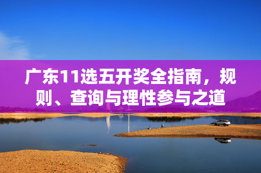 广东11选五开奖全指南，规则、查询与理性参与之道