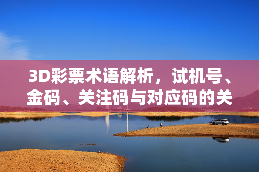 3D彩票术语解析，试机号、金码、关注码与对应码的关系及应用