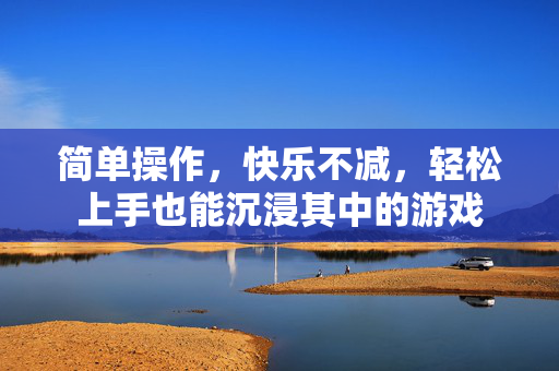 简单操作，快乐不减，轻松上手也能沉浸其中的游戏