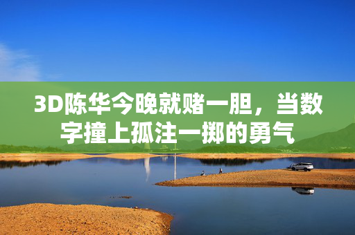 3D陈华今晚就赌一胆，当数字撞上孤注一掷的勇气