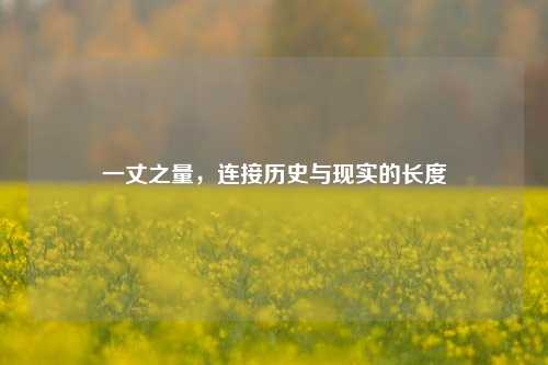 一丈之量,连接历史与现实的长度