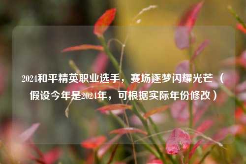 2024和平精英职业选手，赛场逐梦闪耀光芒 （假设今年是2024年，可根据实际年份修改）