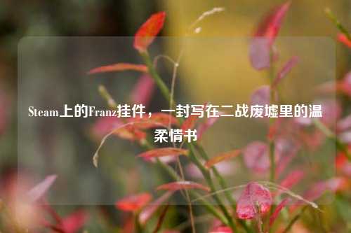 Steam上的Franz挂件，一封写在二战废墟里的温柔情书