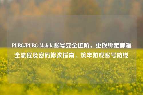 PUBG/PUBG Mobile账号安全进阶，更换绑定邮箱全流程及密码修改指南，筑牢游戏账号防线