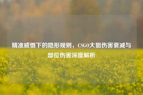 精准威慑下的隐形规则，CSGO大狙伤害衰减与部位伤害深度解析