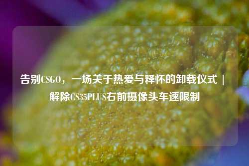 告别CSGO，一场关于热爱与释怀的卸载仪式 | 解除CS35PLUS右前摄像头车速限制
