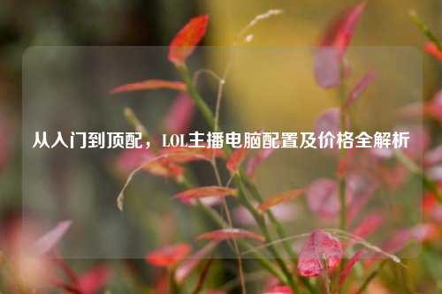 从入门到顶配，LOL主播电脑配置及价格全解析