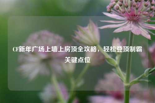 CF新年广场上墙上房顶全攻略，轻松登顶制霸关键点位