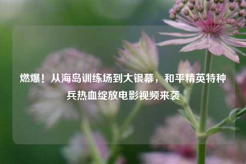 燃爆！从海岛训练场到大银幕，和平精英特种兵热血绽放电影视频来袭